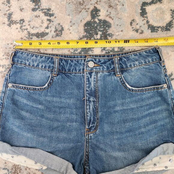 Anthropologie Pilcro Relaxed Shortie Shorts Vintage Denim Allure Womens 29 - Picture 8 of 10